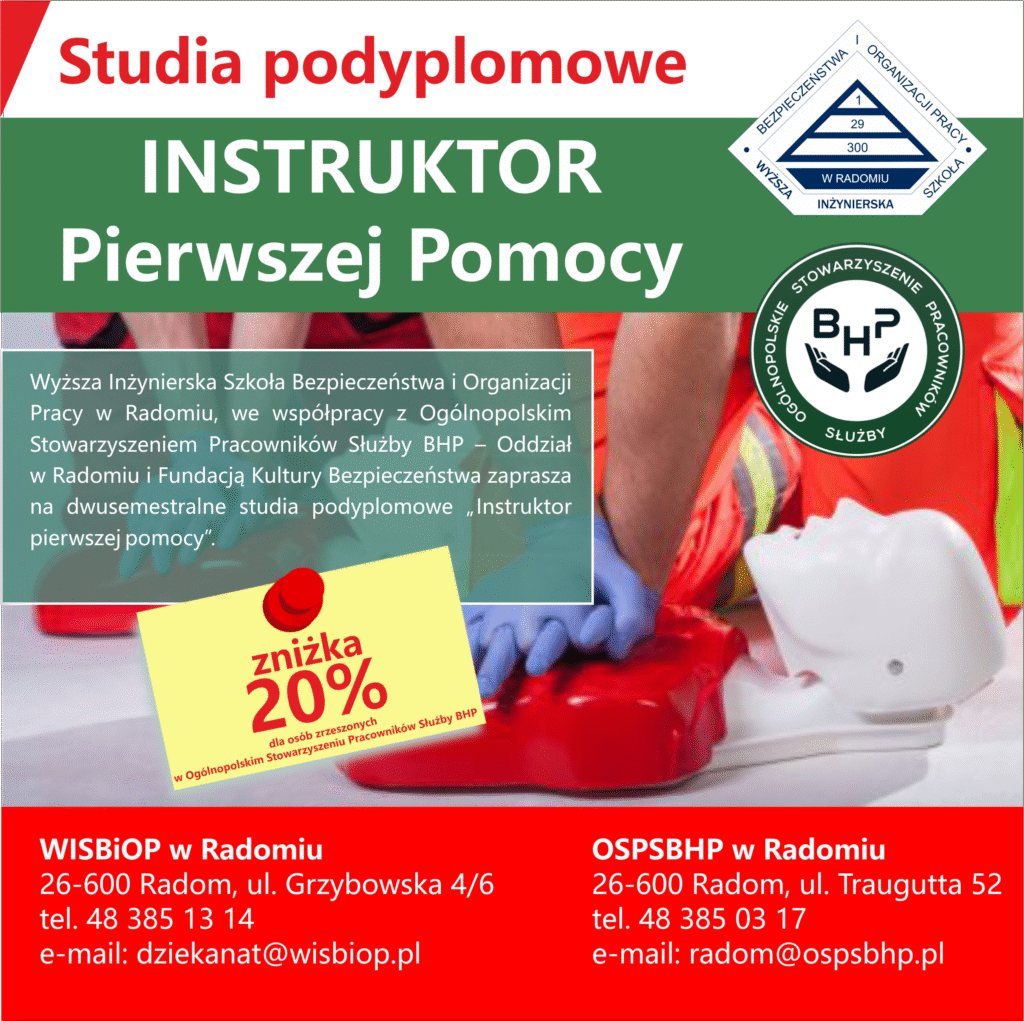 Instruktor pierwszej pomocy studia podyplomowe