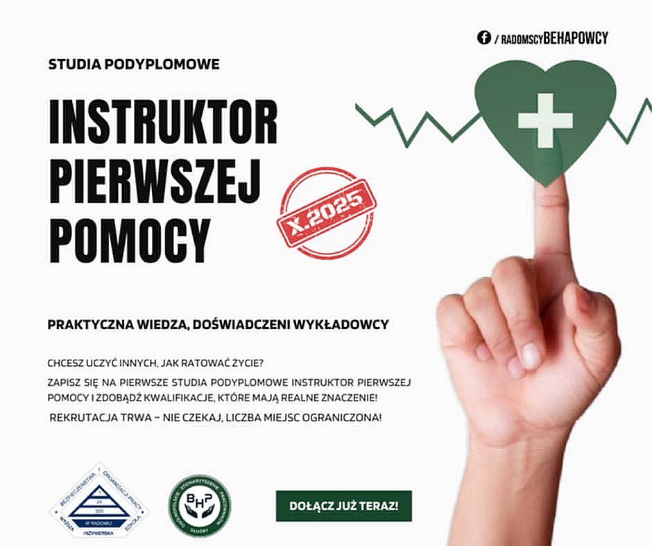instruktor pierwszej pomocy studia podyplomowe